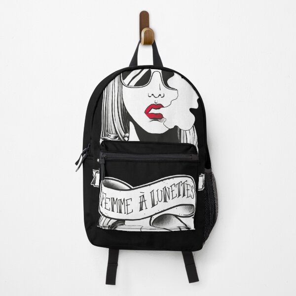 Item preview, Woman with glasses - black background / La Fine Equipe designed and sold by LAFINEEQUIPE.