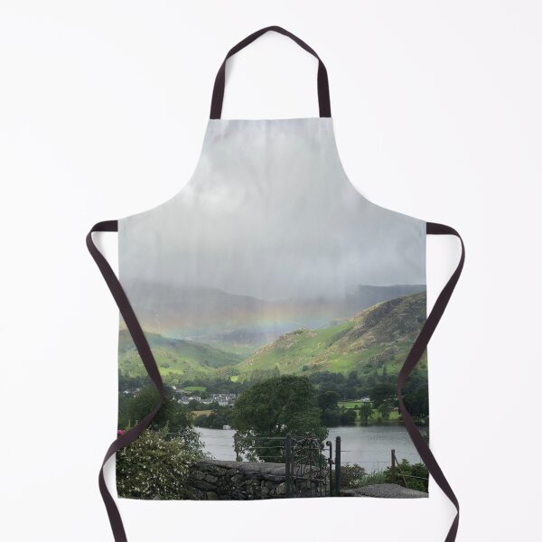 Item preview, Lake District misty rainbow over mountains and lake designed and sold by Atty123.
