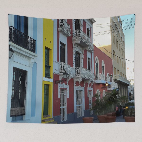 Item preview, Old San Juan street, Puerto Rico designed and sold by galina-art.