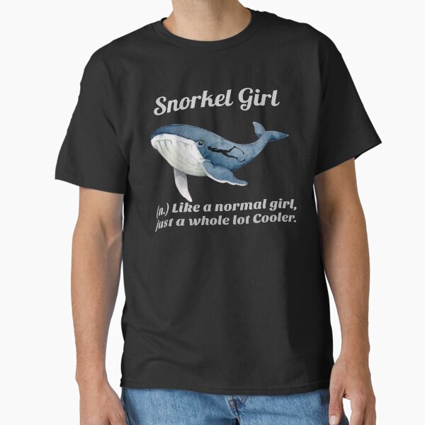 Item preview, Snorkel Girl like a normal girl, just a whole lot cooler designed and sold by loveoceanair.