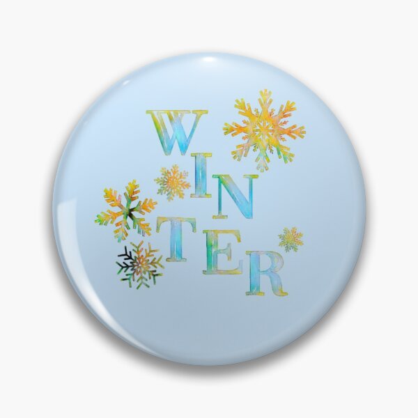 Item preview, Winter text typography with snowflakes designed and sold by Sonia dutta_art.