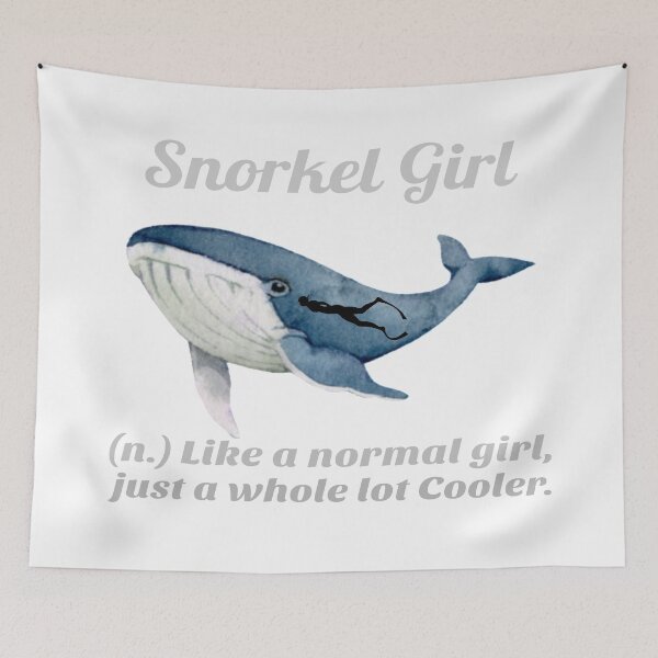 Item preview, Snorkel Girl like a normal girl, just a whole lot cooler designed and sold by loveoceanair.