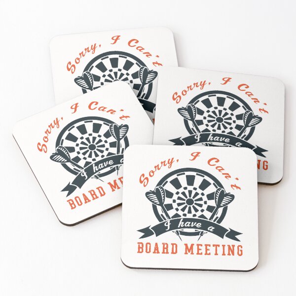 Item preview, Darts I Have A Board Meeting Funny Dartboard designed and sold by OmmeDesigns.