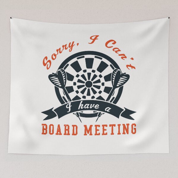 Artikelvorschau, Darts I Have A Board Meeting Lustig Dartscheibe entworfen und verkauft von OmmeDesigns.