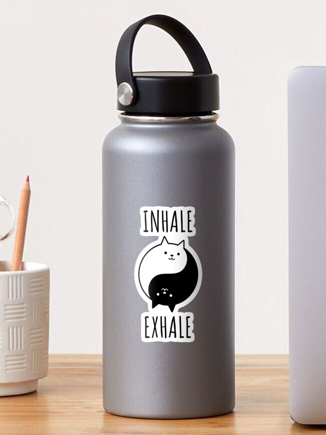 Inhale Exhale Yoga Sticker