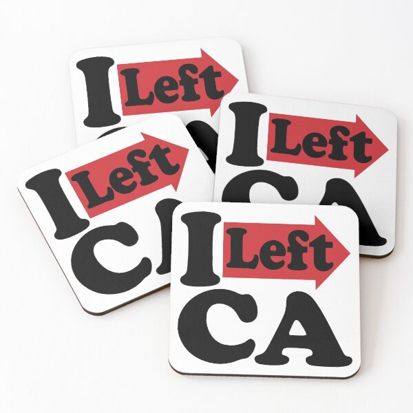 Item preview, I Left California, I Love CA Parody designed and sold by pelagio.