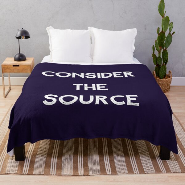 Item preview, Consider The Source Classic T-Shirt designed and sold by Swooncake Press.