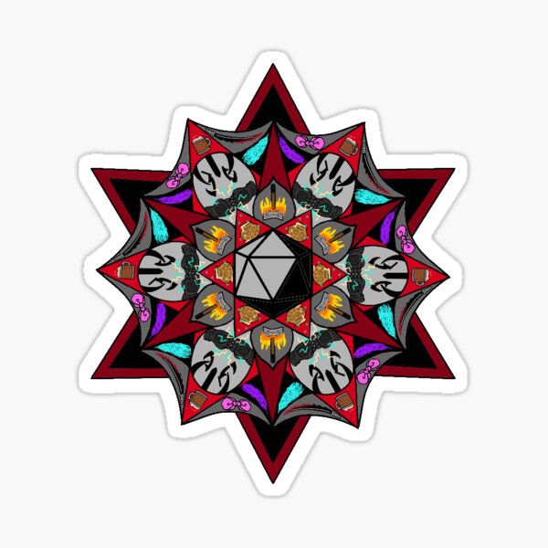 Grog mandala Sticker