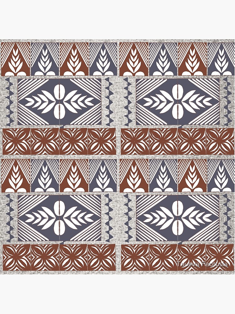 Fonulei Pattern - Tongan Ngatu Laptop Sleeve for Sale by lolomastudio