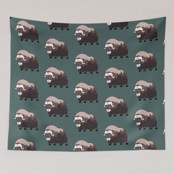 Item preview, Muskox, musk ox and musk-ox, Arctic animals designed and sold by KlaraMacinka.