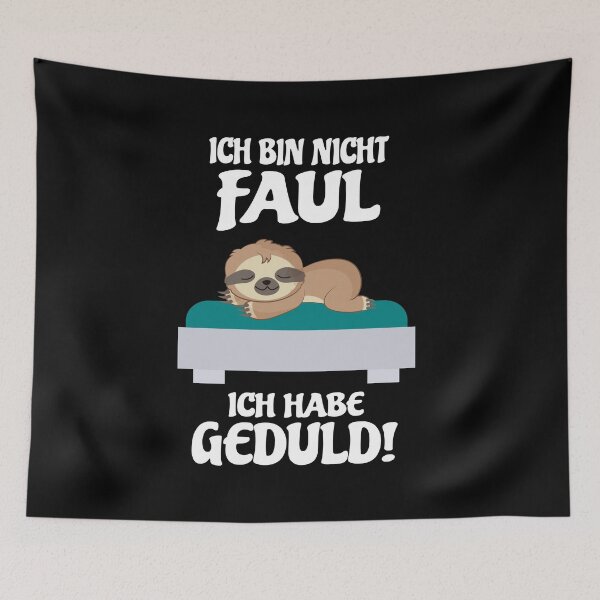 Item preview, Sloth Lazy Patience Funny Saying Chill designed and sold by Ibu83.