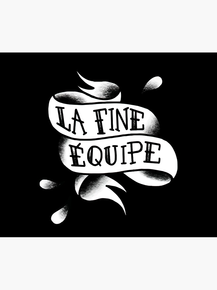 "La Fine Equipe logo black background" Poster for Sale by LAFINEEQUIPE Redbubble