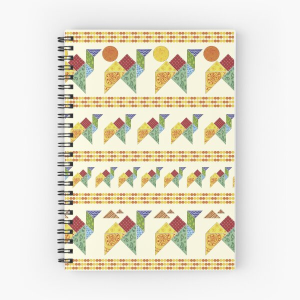 Item preview, A colorful desert with tangram designed and sold by ManueldeMar.