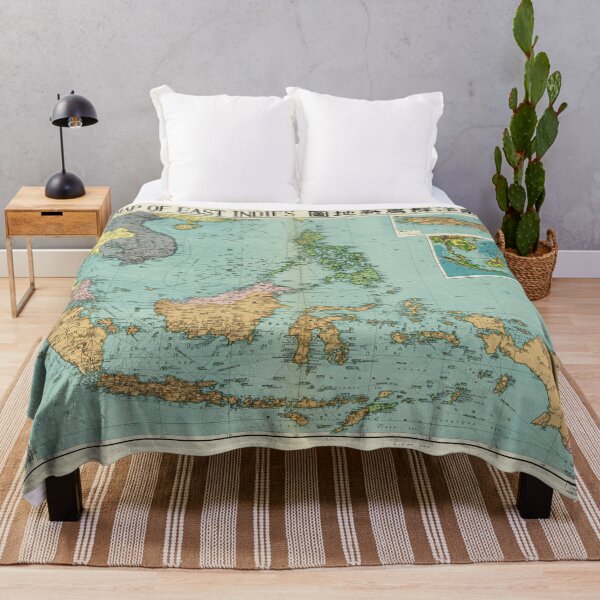 Item preview, Map of the East Indies (1948) designed and sold by allhistory.