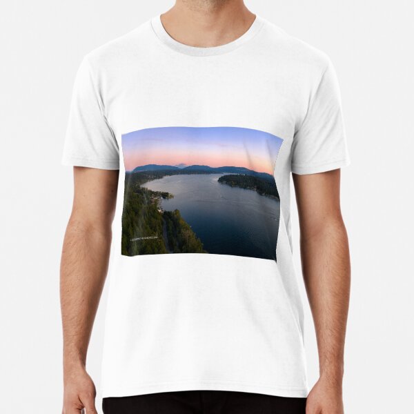 Sunset Over Lake Sammamish 002 Premium T-Shirt