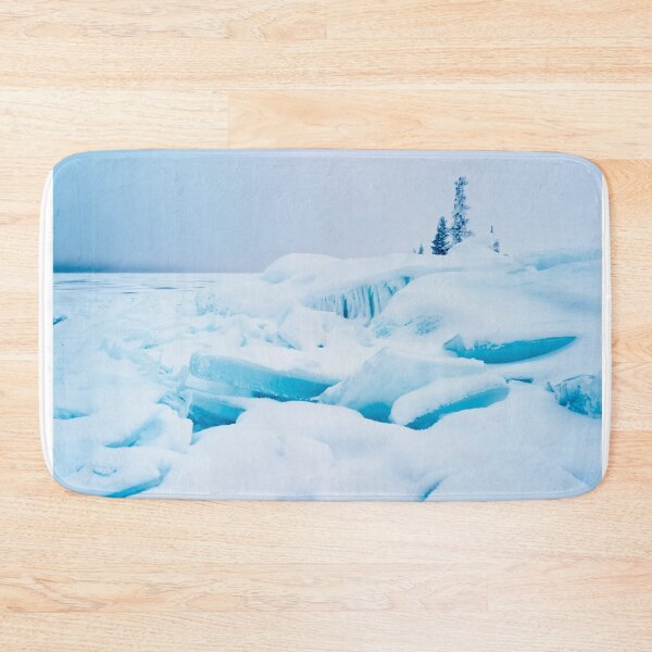 Item preview, Jumbled lake shore ice winter landscape designed and sold by ImagoBorealis.