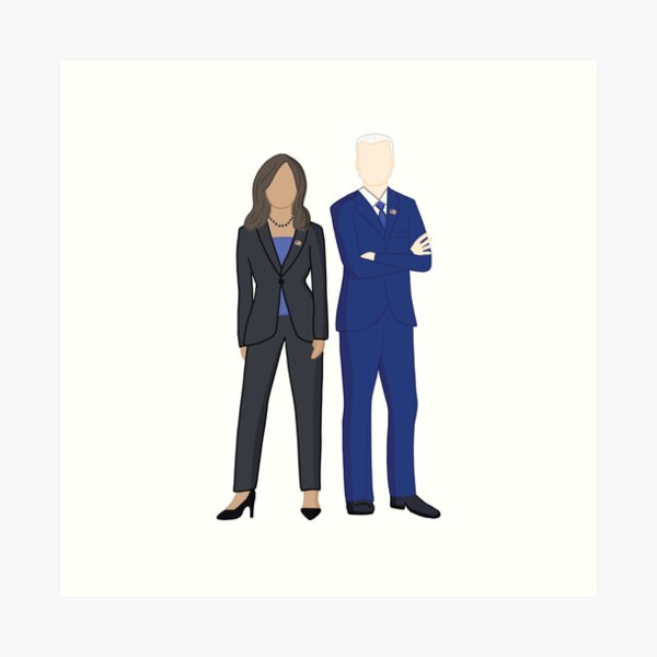 Item preview, Biden Harris- Modern Portrait Illustration designed and sold by candaceneal.