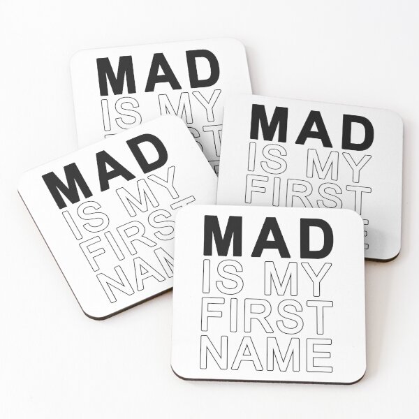 Item preview, Mad is my first name #2 designed and sold by Roy Store.