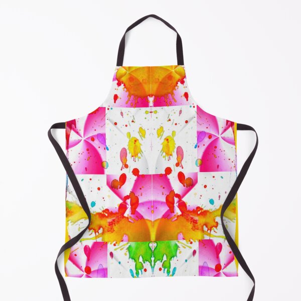 Item preview, Bright Abstract Art Paint Splats Yellow Tones Pattern designed and sold by Mary Riley.