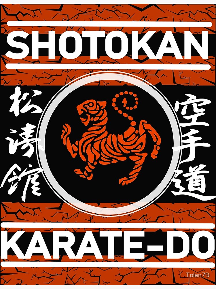 "Shotokan karate with red tiger" Metal Print for Sale by Tolan79