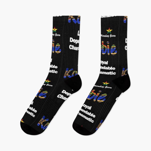 Item preview, Monday Born Ghanaian Male Name 'Kobie' in Blue designed and sold by WhoWeAre.
