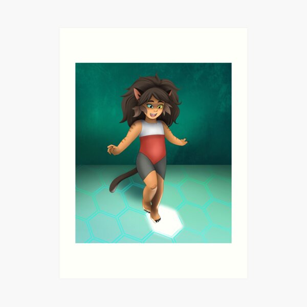 Baby Catra in the Fright Zone Art Print