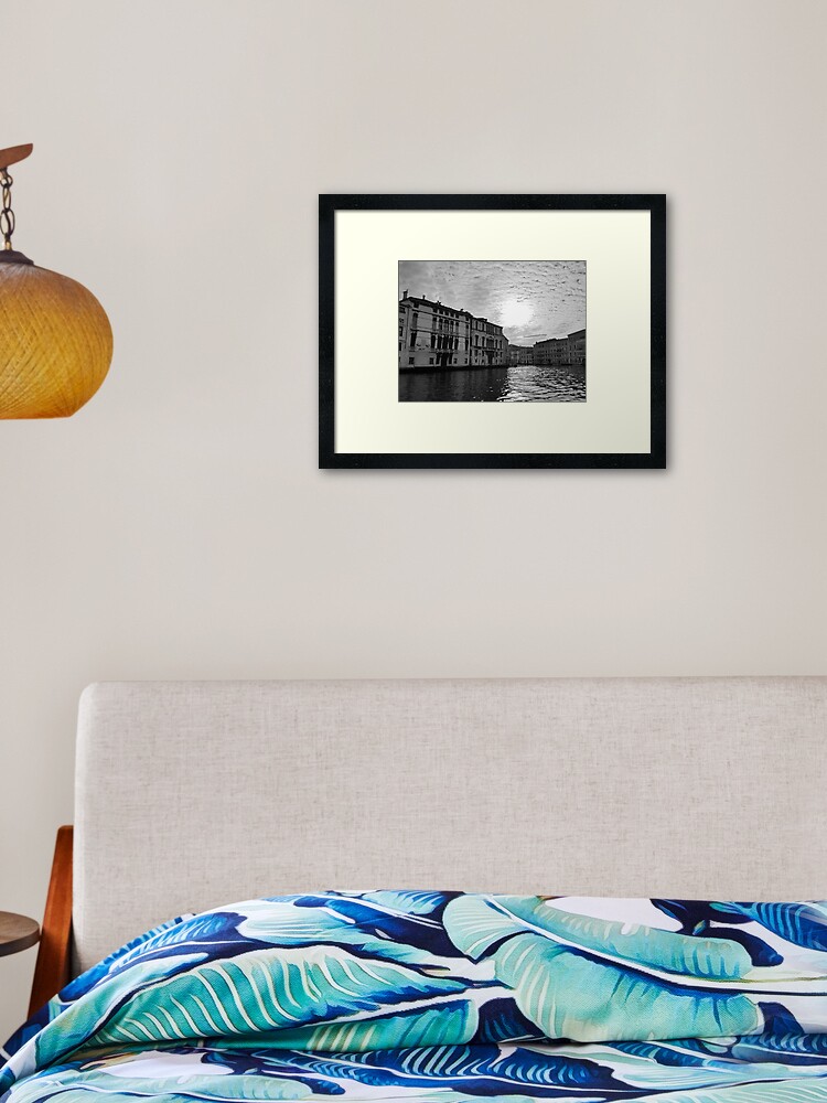 Thumbnail 1 of 7, Framed Art Print, Atmospheric Grand Canal, Venice designed and sold by italyheaven.