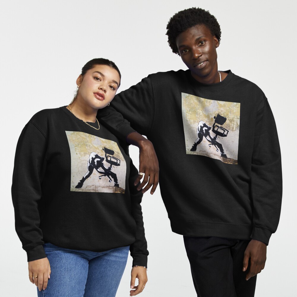 Item preview, Pullover Sweatshirt designed and sold by WE-ARE-BANKSY.