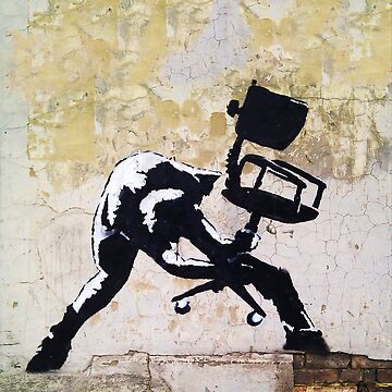 Artwork thumbnail, Banksy London Calling - Office Chair by WE-ARE-BANKSY