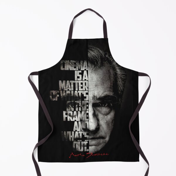 Item preview, Black and white Martin Scorsese Legendary Director quote. designed and sold by Enea Kelo.