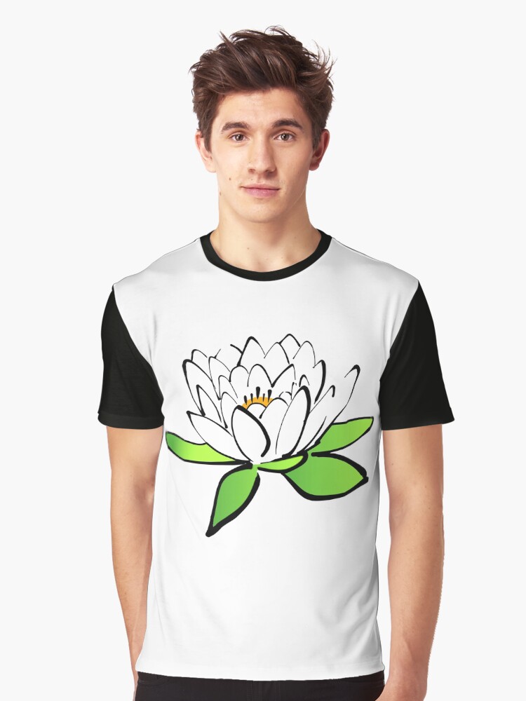 Thumbnail 1 of 5, Graphic T-Shirt, Lotus Flower designed and sold by Claudiocmb.