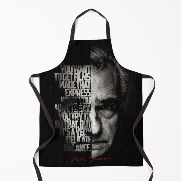 Item preview, Black and white Martin Scorsese Legendary Director quote. designed and sold by Enea Kelo.