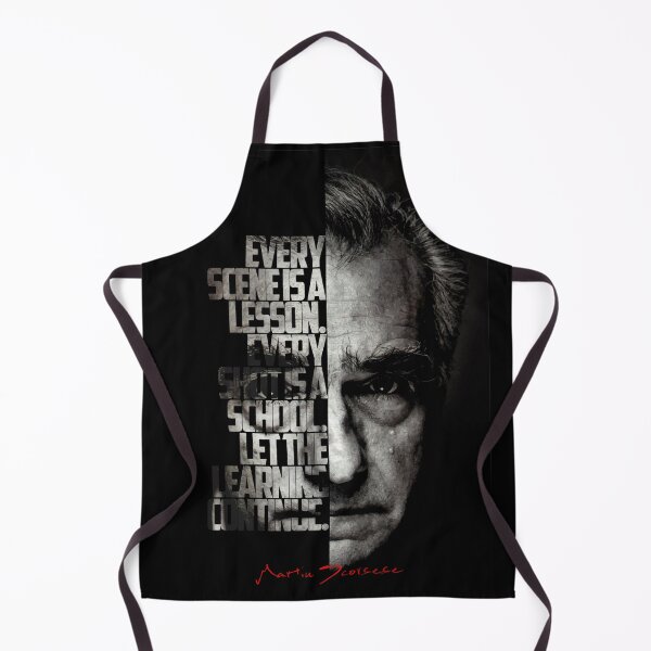 Item preview, Black and white Martin Scorsese Legendary Director quote. designed and sold by Enea Kelo.