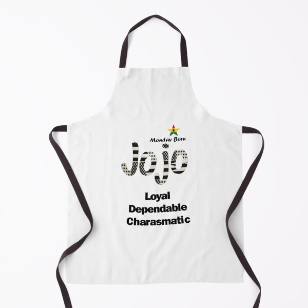 Item preview, Monday Born Ghanaian Male Name 'Jojo' in black and white designed and sold by WhoWeAre.