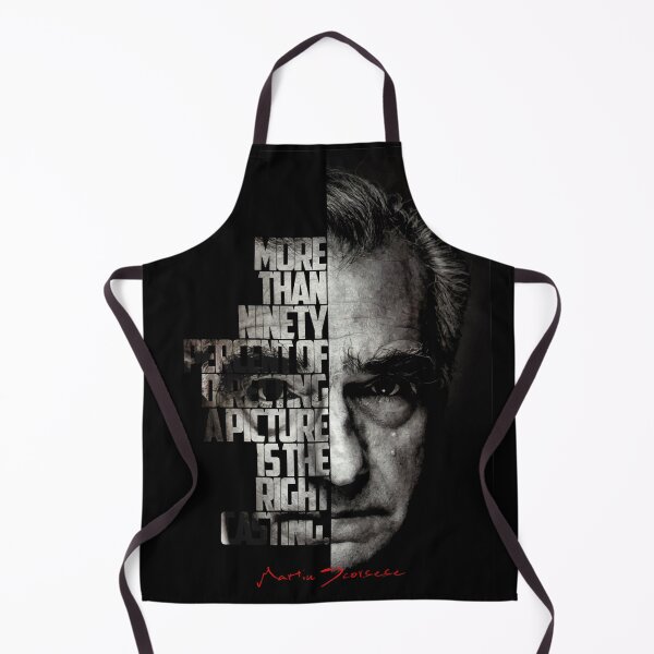 Item preview, Black and white Martin Scorsese Legendary Director quote. designed and sold by Enea Kelo.