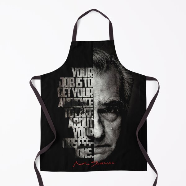 Item preview, Black and white Martin Scorsese Legendary Director quote. designed and sold by Enea Kelo.