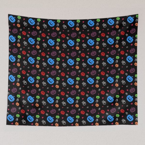 Item preview, Peace love pumpkin Halloween cute pattern designed and sold by ChamodSachintha.