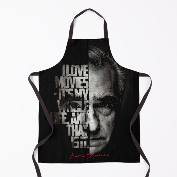 Item preview, Black and white Martin Scorsese Legendary Director quote. designed and sold by Enea Kelo.