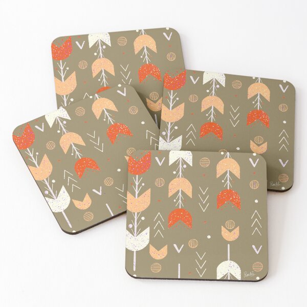 Item preview, FESTIVE TULIP - ORANGE designed and sold by PrachiManerikar.
