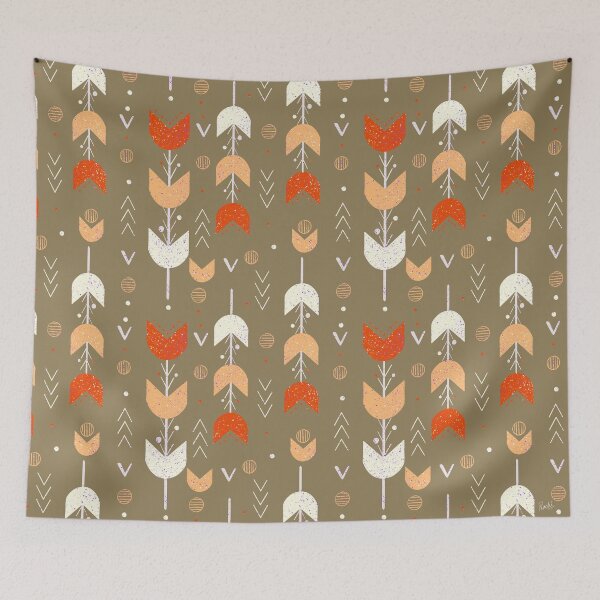 Item preview, FESTIVE TULIP - ORANGE designed and sold by PrachiManerikar.