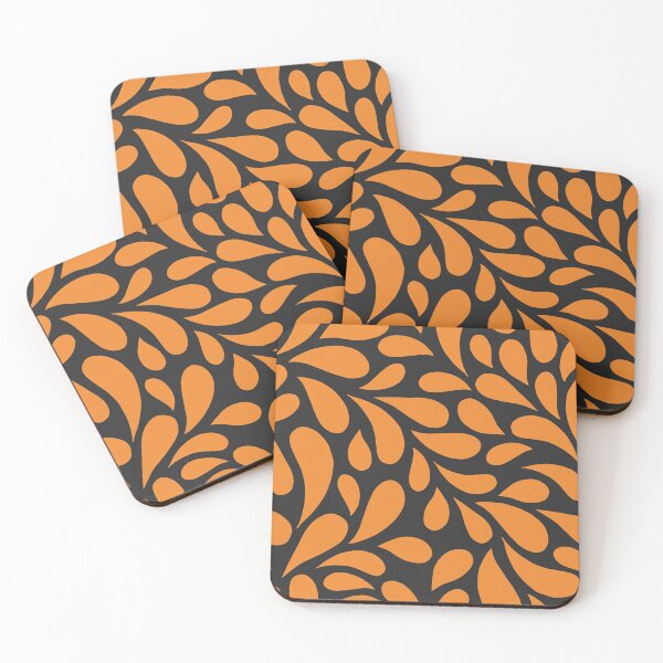 Item preview, Orange Nature Pattern designed and sold by lemon-and-lime.
