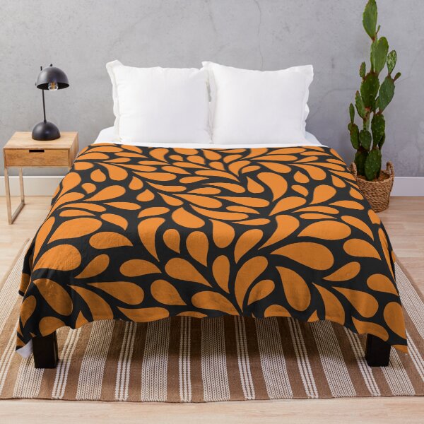 Item preview, Orange Nature Pattern designed and sold by lemon-and-lime.