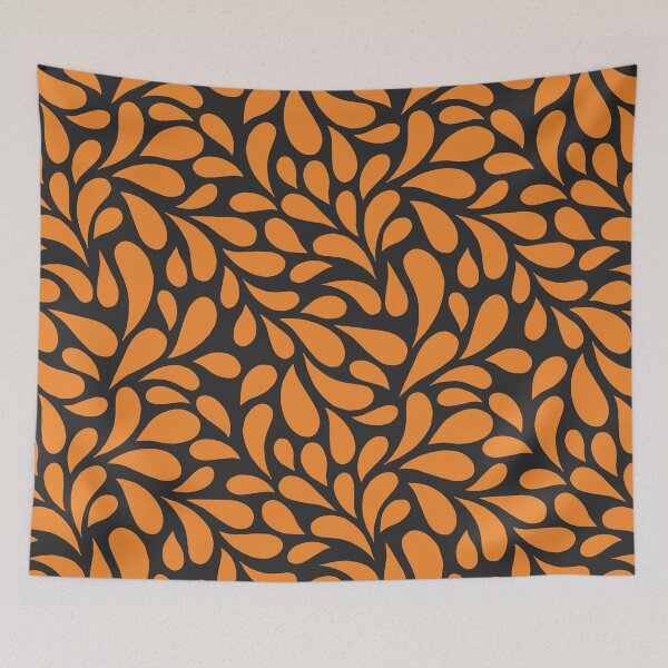 Item preview, Orange Nature Pattern designed and sold by lemon-and-lime.
