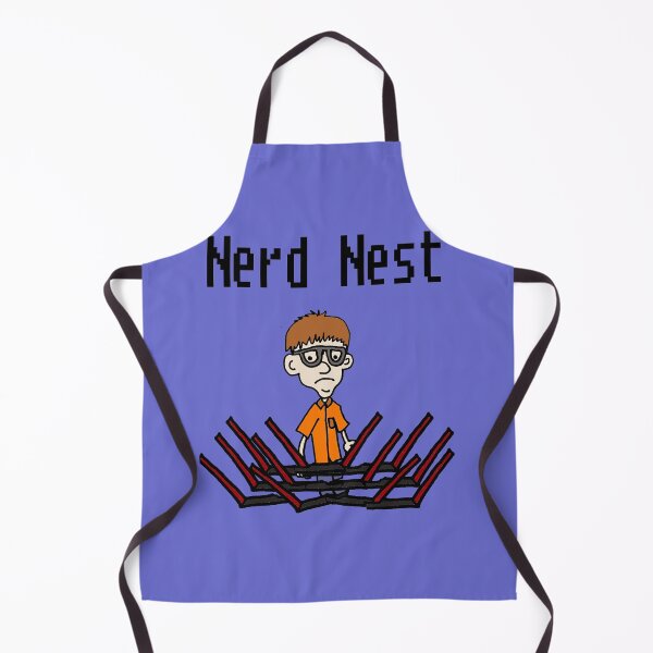 Item preview, Funny Nerd Nest Bird Nest Pun Cartoon designed and sold by Nature's Fancy.