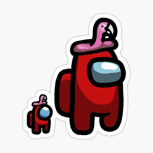 Among Us Flamingo Stickers Redbubble