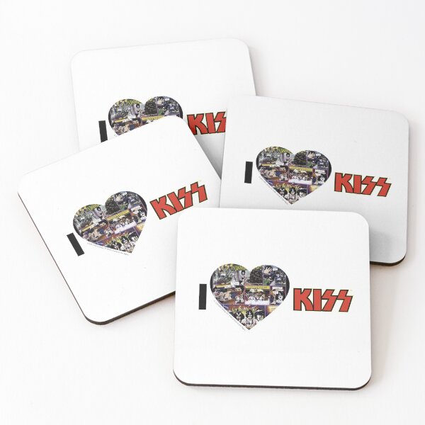 Item preview, I LOVE KISS - KISS BAND - KISS - ROCK - COMIC - ROCK AND ROLL  designed and sold by Tropical Blood.