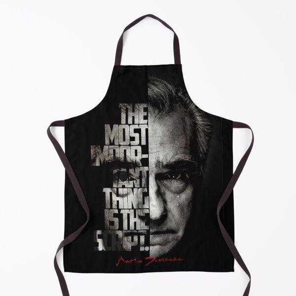 Item preview, Black and white Martin Scorsese Legendary Director quote. designed and sold by Enea Kelo.