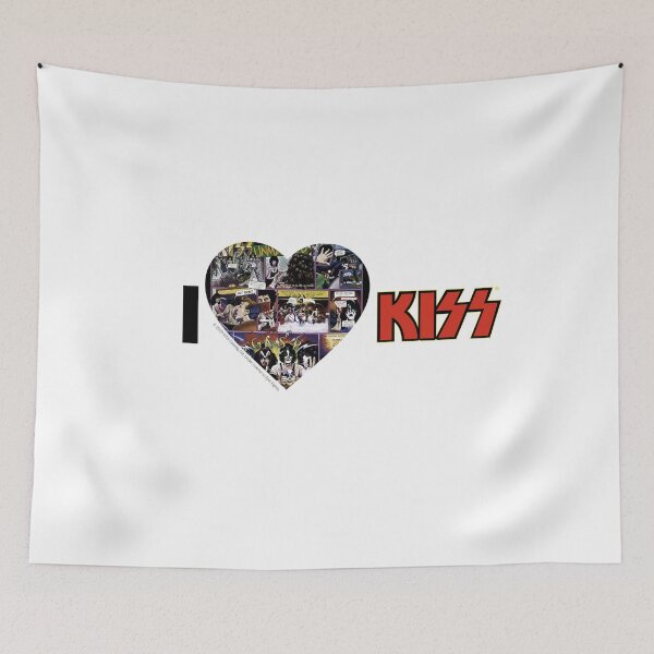 Item preview, I LOVE KISS - KISS BAND - KISS - ROCK - COMIC - ROCK AND ROLL  designed and sold by Tropical Blood.
