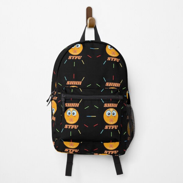 Item preview, SHHH STFU Funny Emoji Design designed and sold by LevelUpMerch.