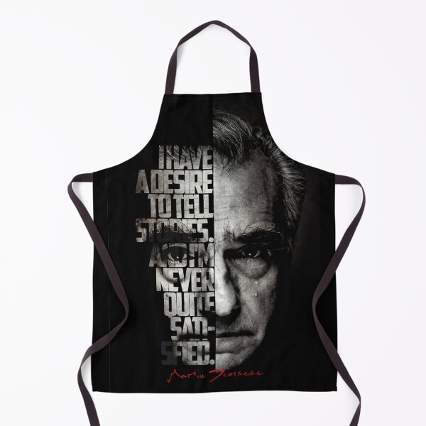 Item preview, Black and white Martin Scorsese Legendary Director quote. designed and sold by Enea Kelo.